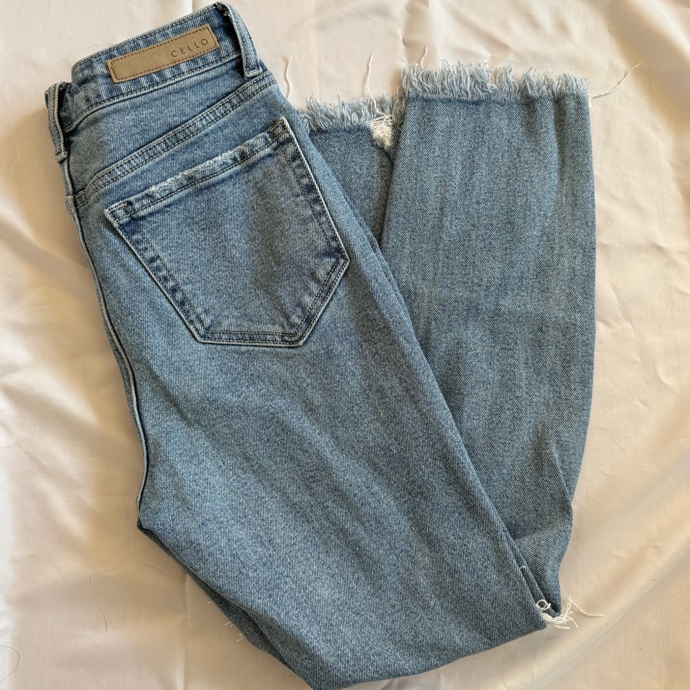 Cello Distressed Skinny Jeans